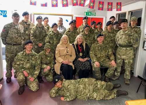 Brighton Army Cadets with the Mayor of Brighton