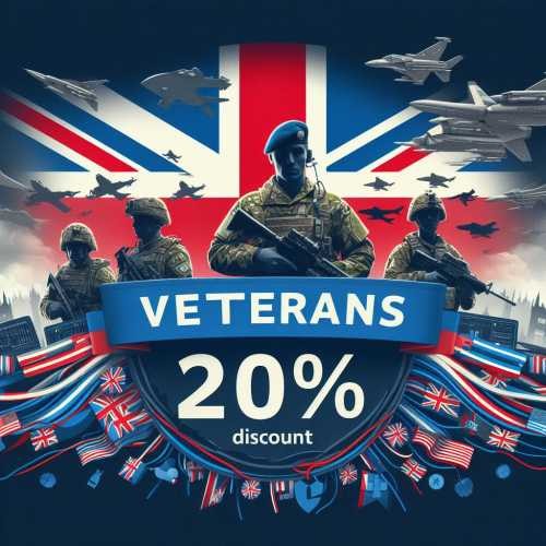 20% Discount for army veterans