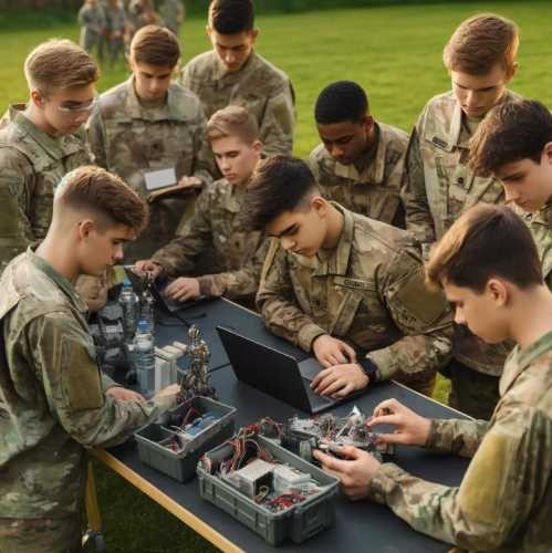 Army Cadets busy working