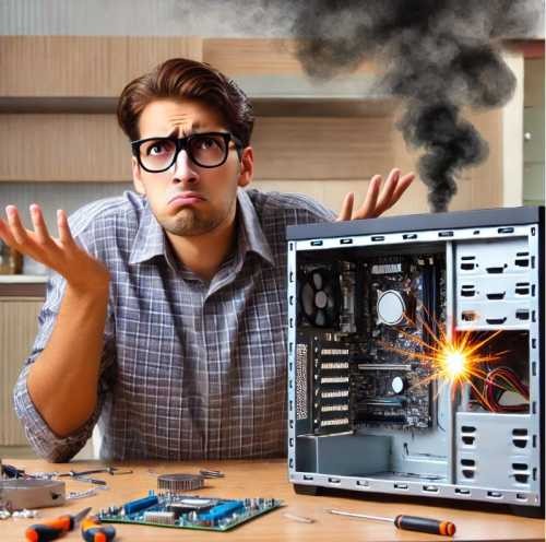 diy pc repair damaged computer