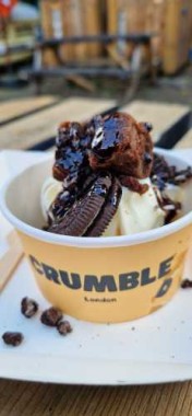 crumble ice cream